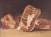 Francisco de Goya Still Life with Sheep's Head (mk05) oil painting